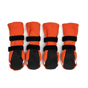 HALLA-heijastavat fleecetossut oranssit 4 kpl pakkaus XL