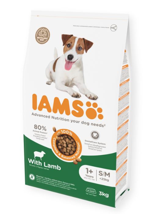 Iams Canine Adult Small & Medium Lamb 3 kg
