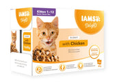 Iams Feline Delights Kitten Chicken in Gravy 12 x 85 g
