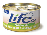 LifeCat Natural Kana & Ankka purkki 85 g MAISTELUPAKKAUS