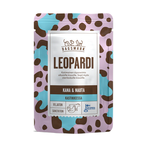 Dagsmark Leopardi kana-nauta kastikkeessa kissalle 80 g MAISTELUPAKKAUS