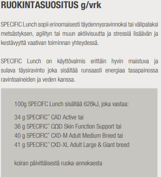 Specific Lunch Dog koiralle 7 x 100 g