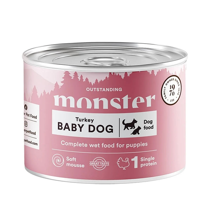 Monster Dog Baby Mousse 190 g MAISTELUPAKKAUS
