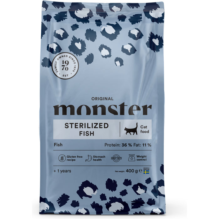 Monster Cat Original Sterilized Fish kissalle 400 g
