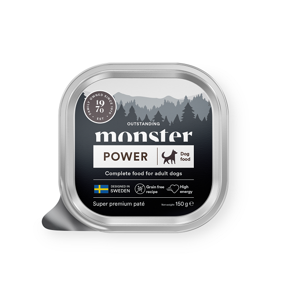 Monster Dog Adult Power Pate koiralle 12 x 150 g
