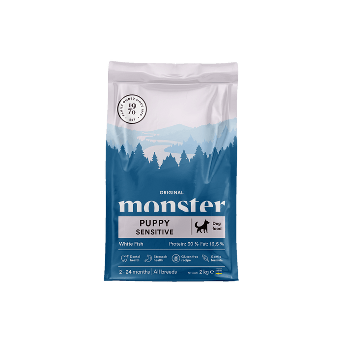 Monster Dog Original Puppy Sensitive White Fish koiralle 2 kg