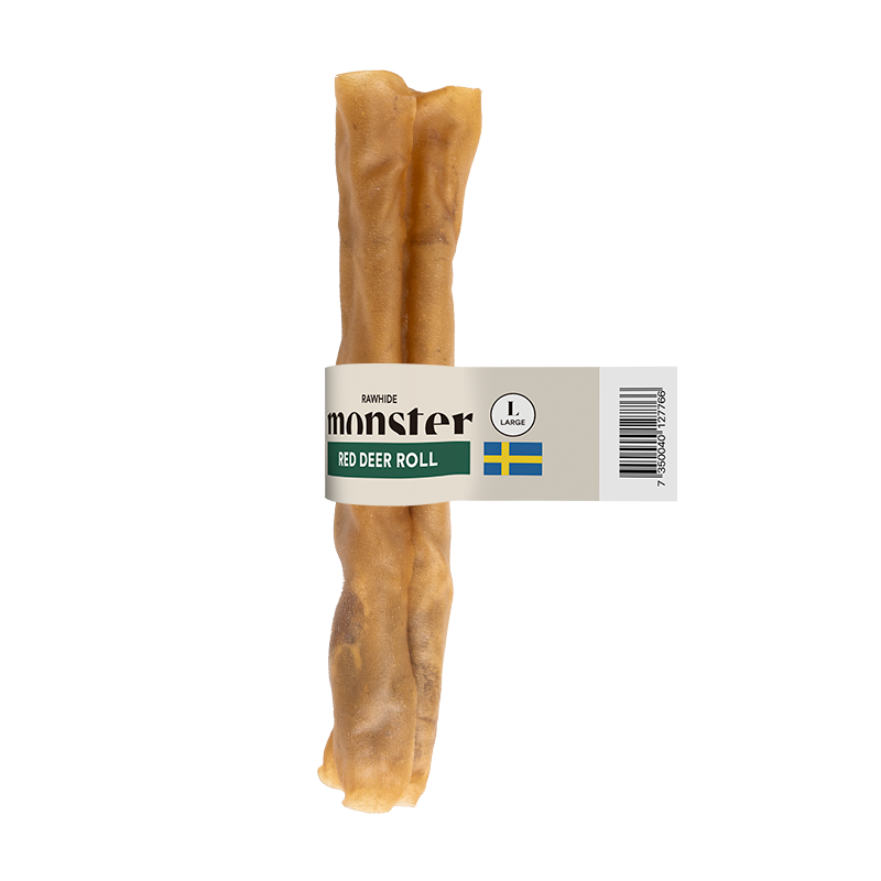 Monster Rawhide Red Deer Large Roll 1 kpl