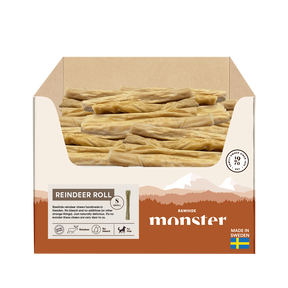 Monster Rawhide Reindeer Small Roll 100 kpl SÄÄSTÖPAKKAUS