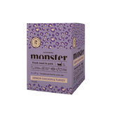 Monster Cat Pouches Senior Chicken-Turkey kissalle 8 x 85 g