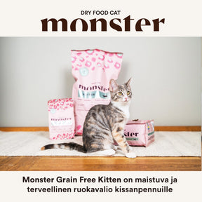 Monster Cat Grain Free Kitten Turkey-Chicken kissalle 2 kg
