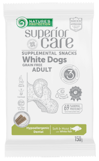 Nature's Protection Superior Care Hypoallergenic Dental herkkutikku 150 g