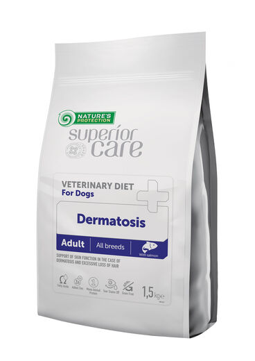 Nature's Protection Superior Care VET Dermatosis Adult Lohi koiralle 1,5 kg
