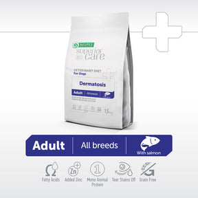 Nature's Protection Superior Care VET Dermatosis Adult Lohi koiralle 10 kg