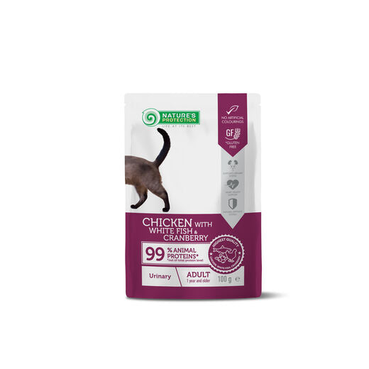 Nature's Protection Adult Urinary Kala & Kana & Karpalo kissalle 22 x 100 g