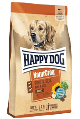 Happy Dog NaturCroq Rind & Reis 15 kg