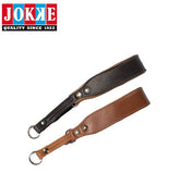 Jokke Otto - Musta puolikiristävä nahkapanta 36-49 cm x 56 mm