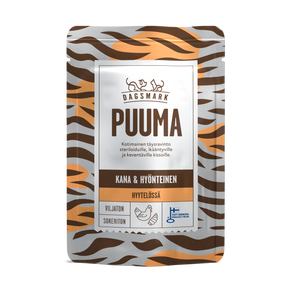 Dagsmark Puuma kana-hyönteinen hyytelössä kissalle 22 x 80 g SÄÄSTÖPAKKAUS