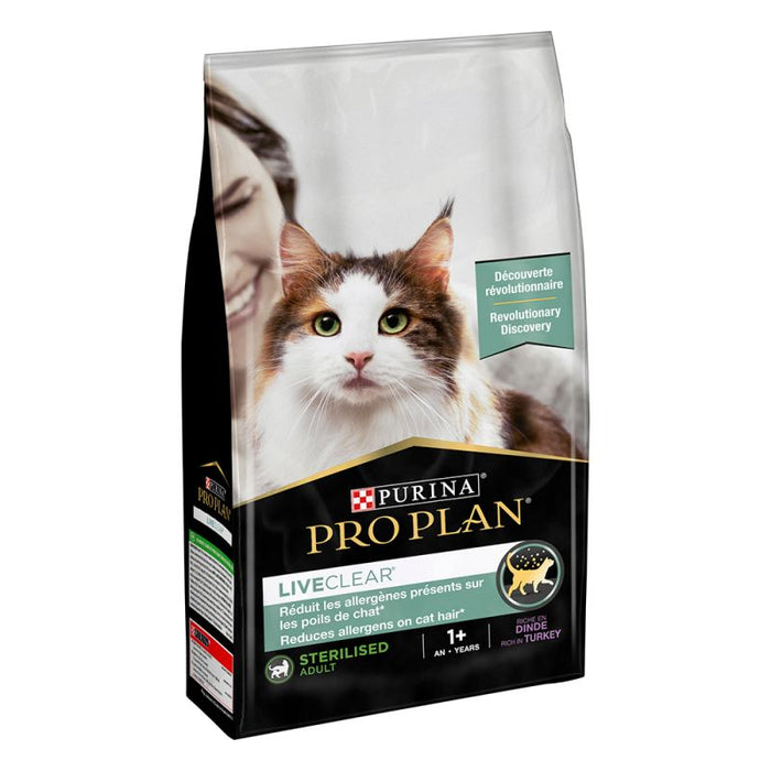 Pro Plan Cat Liveclear Sterilised Turkey 1,4 kg