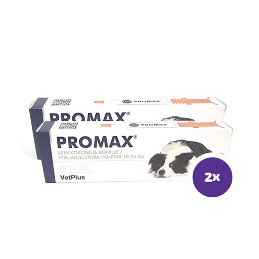 Promax Keskikokoisille koirille 10-25 kg 2 x 18 ml TUPLAPAKKAUS