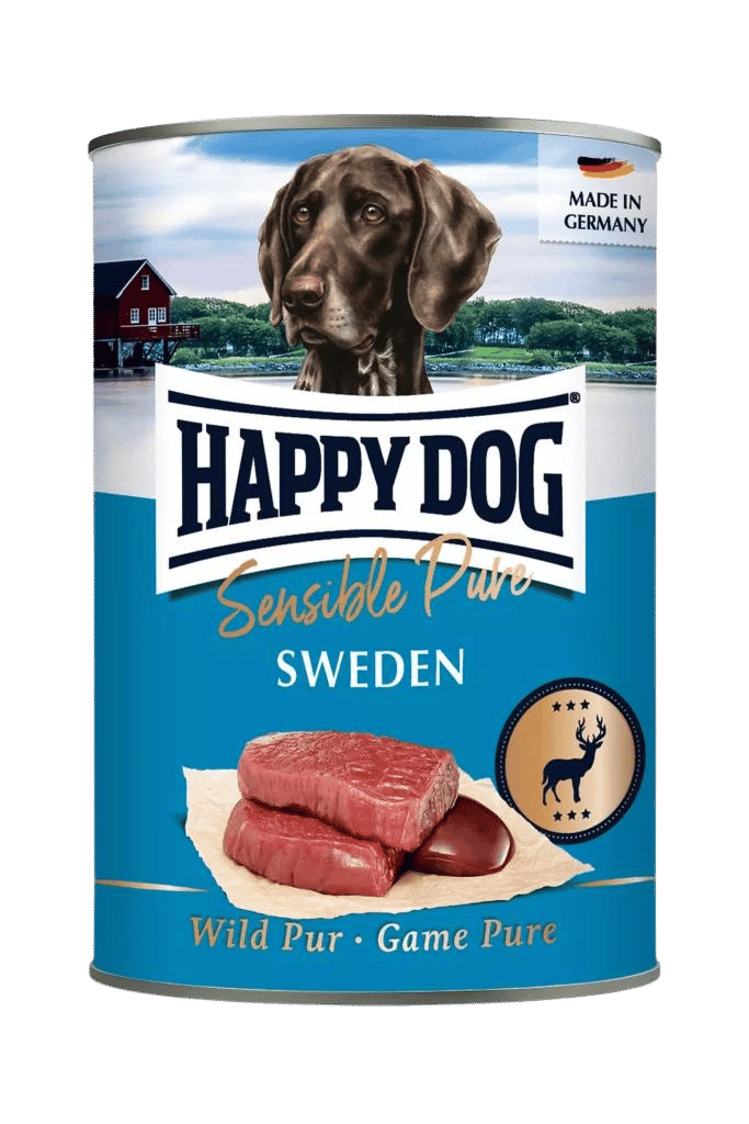 Happy Dog Pur Sweden – Riista 6 x 400 g