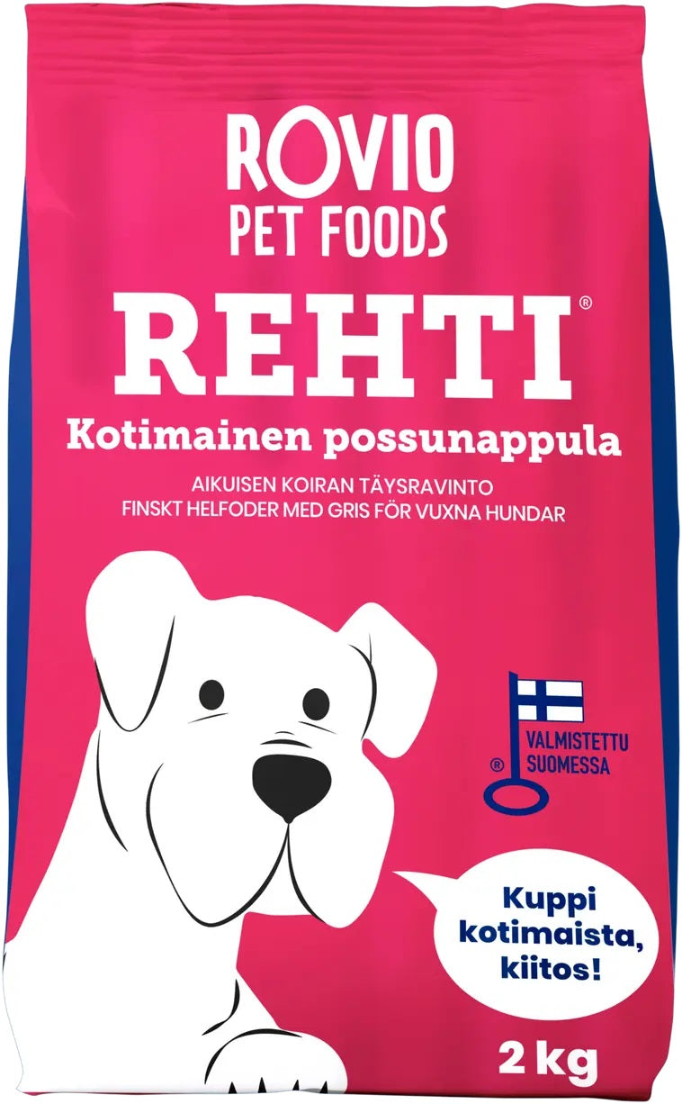 Rehti Kotimainen possunappula koiralle 2 kg