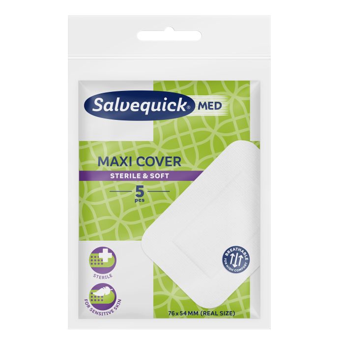 Salvequick Med Maxi Cover laastari 5 kpl TARJOUS