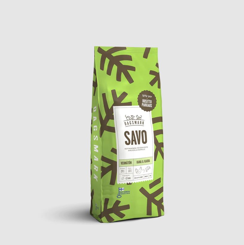 Dagsmark Savo vehnätön kana-kaura koiralle 2 kg