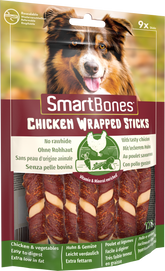SmartBones Chicken Wrapped Mini Sticks 9 kpl 112 g