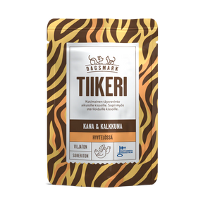 Dagsmark Tiikeri kana-kalkkuna hyytelössä kissalle 22 x 80 g SÄÄSTÖPAKKAUS