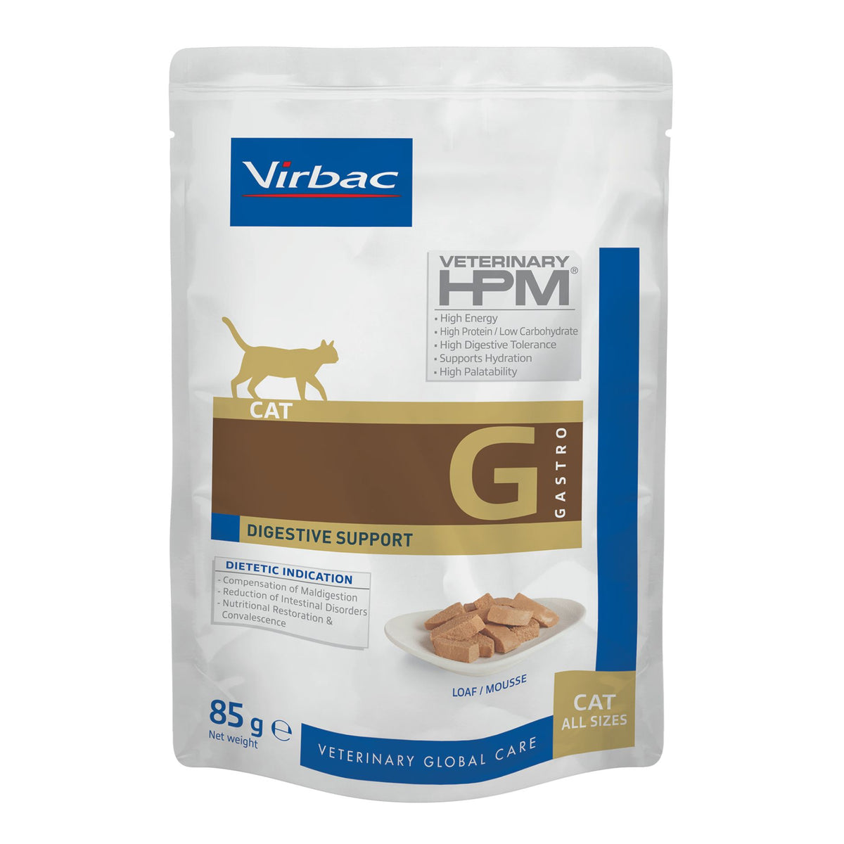 Virbac Digestive loaf kissalle 85 g MAISTELUPAKKAUS