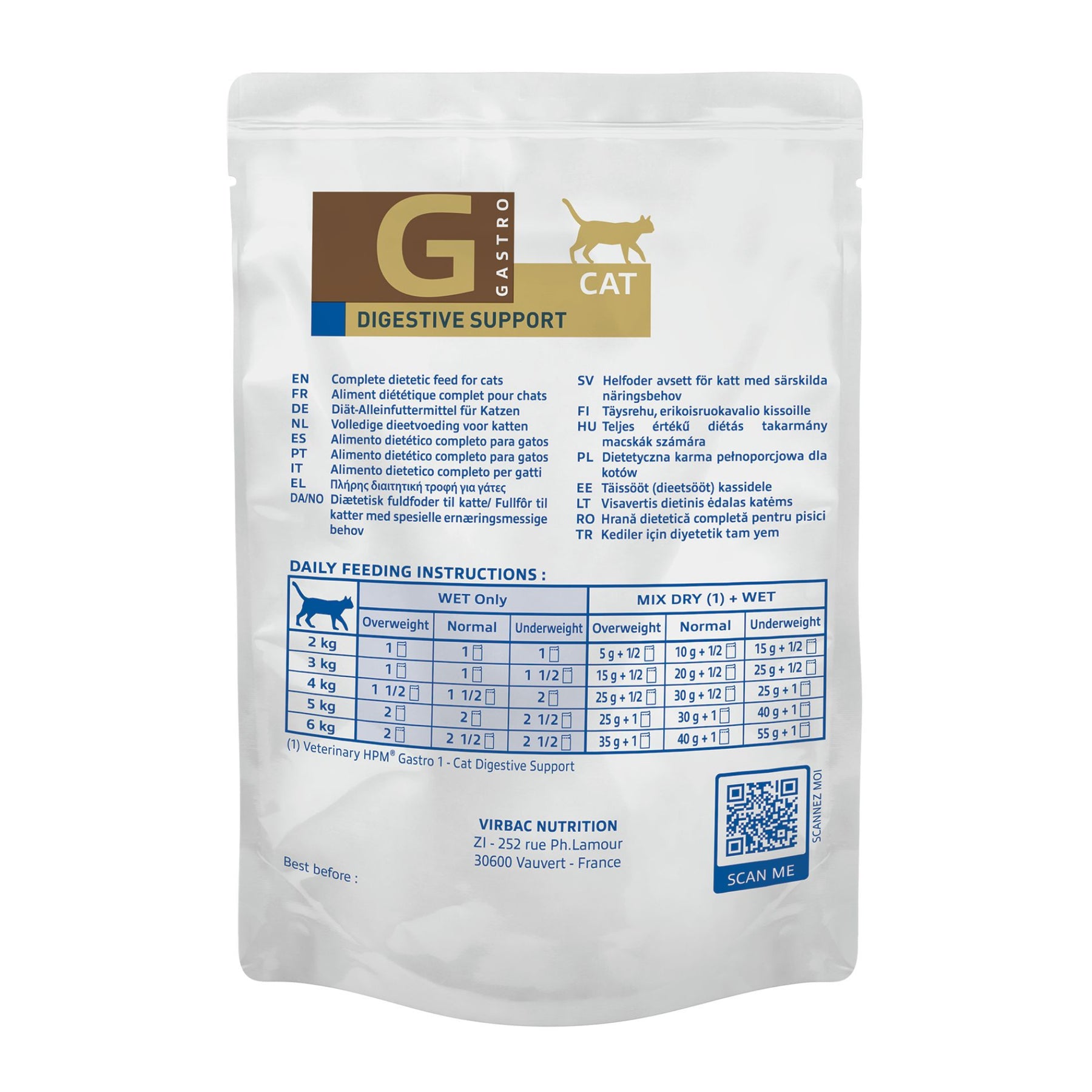 Virbac Digestive loaf kissalle 12 x 85 g