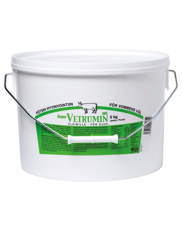 Super Vetrumin jauhe naudalle, vasikalle ja lampaalle 5 kg