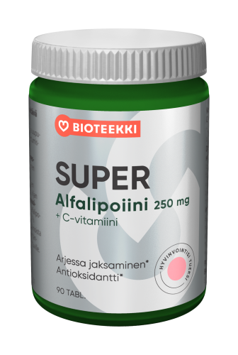 Bioteekin Super Alfalipoiini + C 250 mg 90 tablettia  TARJOUS