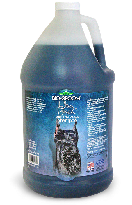 Bio-Groom Ultra Black shampoo täyttöpullo 3,8 l
