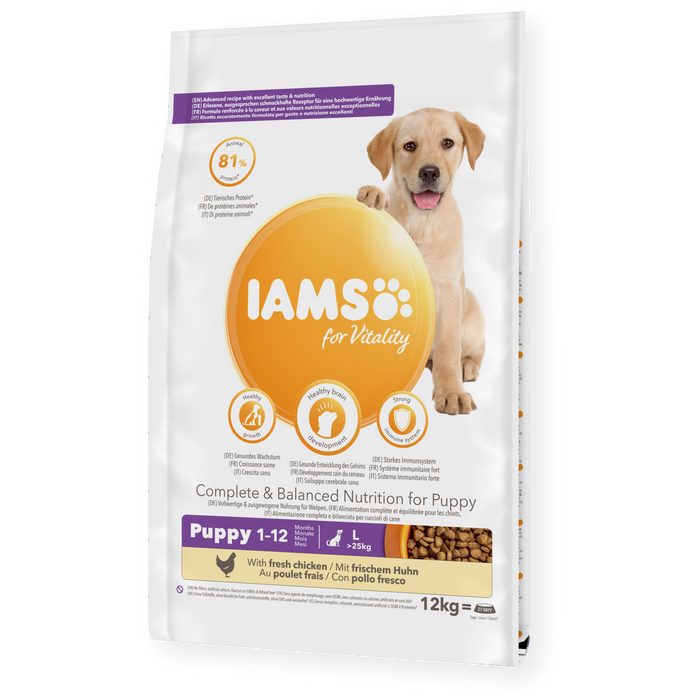 Iams Canine Puppy Large Dry 12 kg