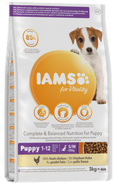 Iams Canine Puppy Small & Medium Dry 3 kg