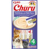 Churu tonnikala & simpukka herkkutahna kissalle 4 x 14 g PÄIVÄYSTARJOUS