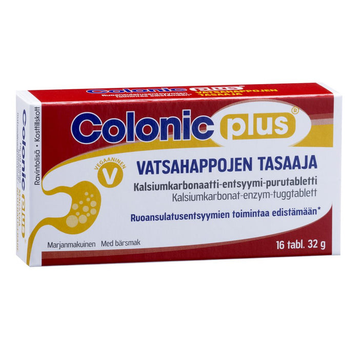 Colonic plus Vatsahappojen tasaaja 16 tablettia