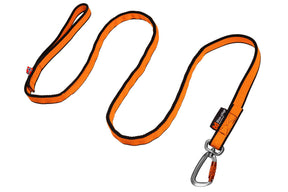 Non-stop Bungee leash musta/oranssi 2.8m/23mm