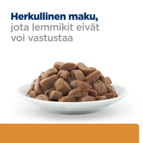 Hill's k/d + mobility ActivBiome+ Kidney Defense with Chicken kissalle 85 g MAISTELUPAKKAUS