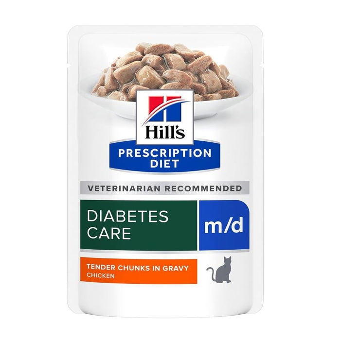 Hill's m/d Diabetes Care Chicken kissalle 85 g MAISTELUPAKKAUS