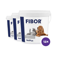 Fibor kissalle ja koiralle 12 x 500 g SÄÄSTÖPAKKAUS