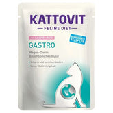 Kattovit Gastro Lohi & Riisi 85 g MAISTELUPAKKAUS