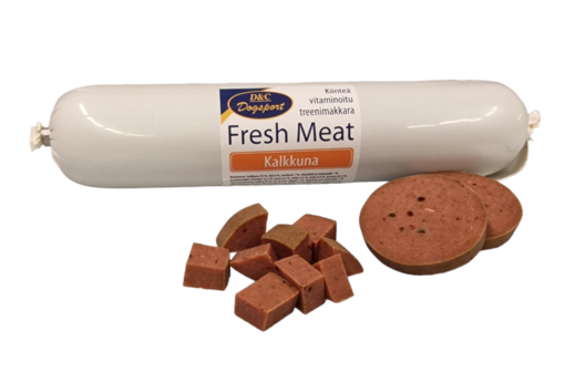D&C Fresh Meat treenimakkara kalkkuna 20 x 400 g SÄÄSTÖPAKKAUS