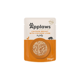 Applaws Kissa Kana & Maksa Jelly annospussi 70 g MAISTELUPAKKAUS