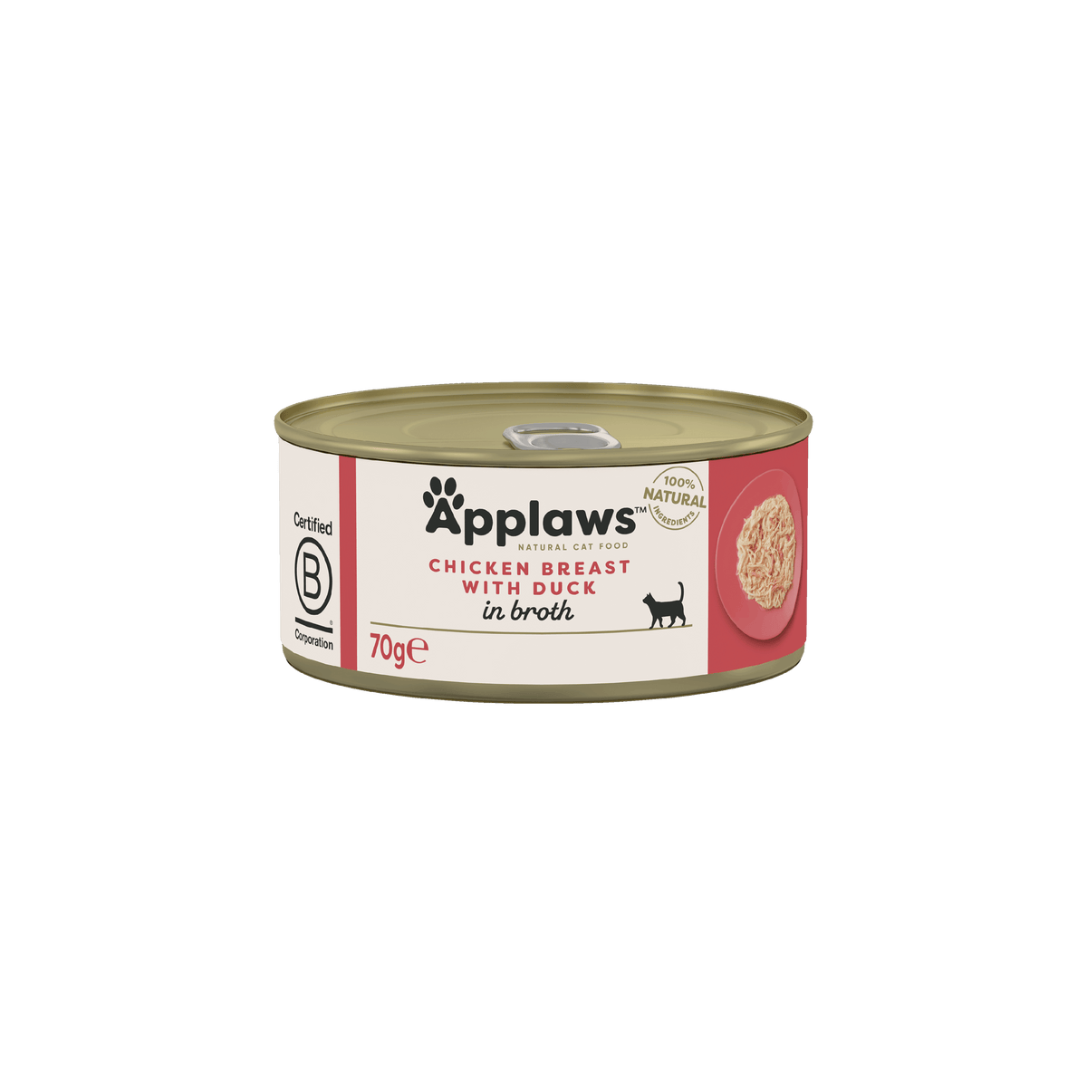 Applaws Kissa kananrinta & ankka purkki 70 g MAISTELUPAKKAUS