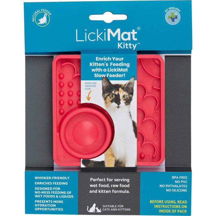 LickiMat Kitty Aktivointimatto kissalle pinkki