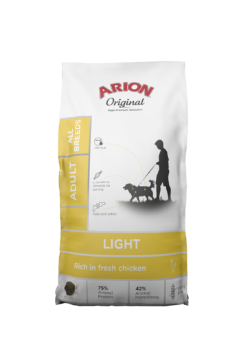 Arion All Breed Light kana koiralle 12kg