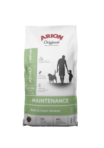 Arion Maintenance Medium kana koiralle 12 kg