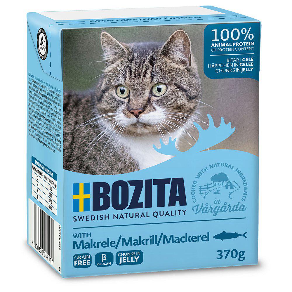 Bozita makrillia hyytelössä kissalle 6 x 370 g